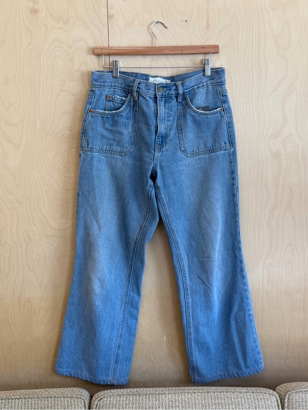 Stradivarius Classic High-Rise Wide-Leg Women’s Jeans - Light Blue
